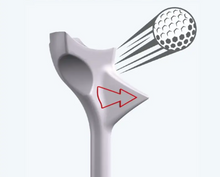 Load image into Gallery viewer, 10 Degree Premium Golf Tees - 10 Pack